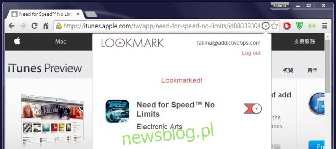 lookmark-gửi ứng dụng
