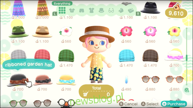 chọn trang phục avatar trong Animal Crossing: New Horizons