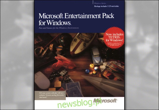 Microsoft Entertainment Pack cho hệ thống Windowskhoảng năm 1990.