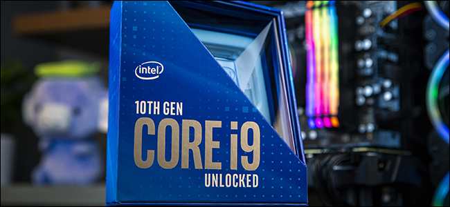 Gói bộ xử lý Intel Blue thế hệ thứ 10.