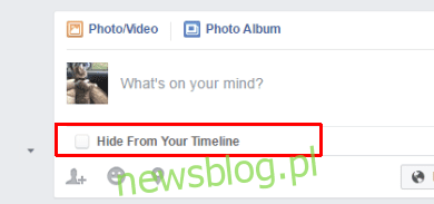 Cách ẩn các cập nhật Facebook khỏi dòng thời gian của bạn trước khi đăng chúng