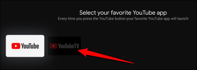 Chọn một ứng dụng YouTubemà bạn muốn ánh xạ nút