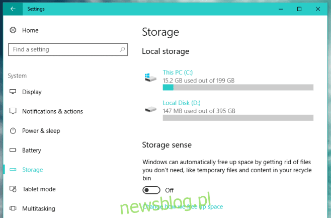 Cách giải phóng dung lượng ổ đĩa bằng Storage Sense trên hệ thống của bạn Windows 10