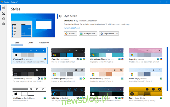 Cách lấy chủ đề tùy chỉnh trên hệ thống Windows 10 (có rèm Stardock)