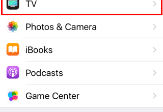 Cách quản lý chất lượng phát lại trên thiết bị di động và Wi-Fi cho ứng dụng TV trong iOS 10