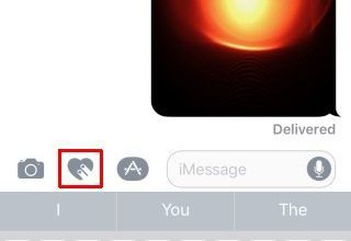 Cách sử dụng cảm ứng kỹ thuật số trong Tin nhắn iOS 10