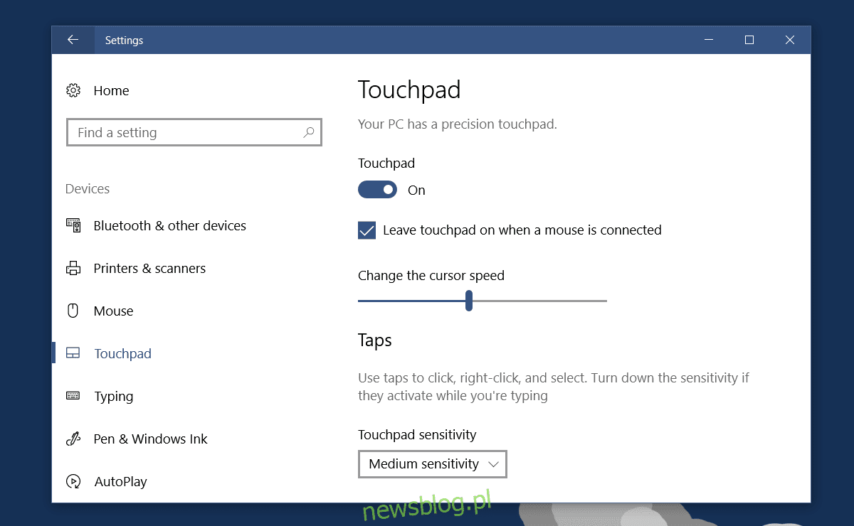 Cách tắt touchpad khi kết nối chuột trong hệ thống Windows 10