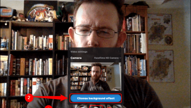 Cách thay đổi hình nền cuộc gọi video skype