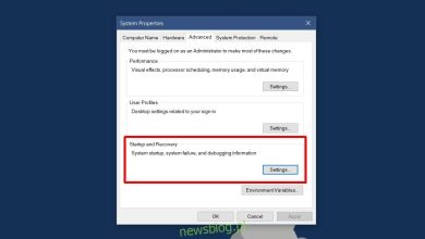 Cách thay đổi loại tệp kết xuất bộ nhớ Tạo hệ thống Windows 10