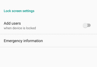 Cách thêm và truy cập thông tin khẩn cấp từ màn hình khóa Android 7.0