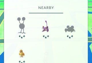 Cách tìm Pokémon ở gần bằng cách sử dụng dấu chân làm hướng dẫn