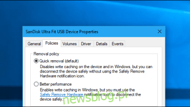 Cách tối ưu hóa thanh USB của bạn để có hiệu suất tốt hơn trên hệ thống của bạn Windows 10