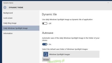 Cách tự động lưu ảnh Windows Tiêu điểm trong hệ thống Windows 10