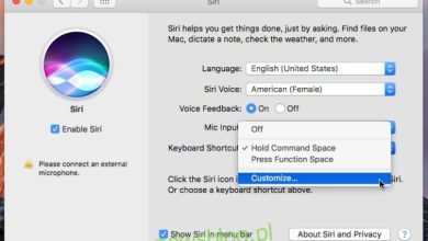 Cách tùy chỉnh phím tắt cho Siri trên macOS Sierra