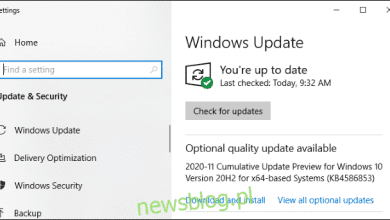 "Cập nhật chất lượng tùy chọn" trên hệ thống là gì Windows 10?
