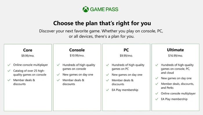Đăng ký Xbox Game Pass