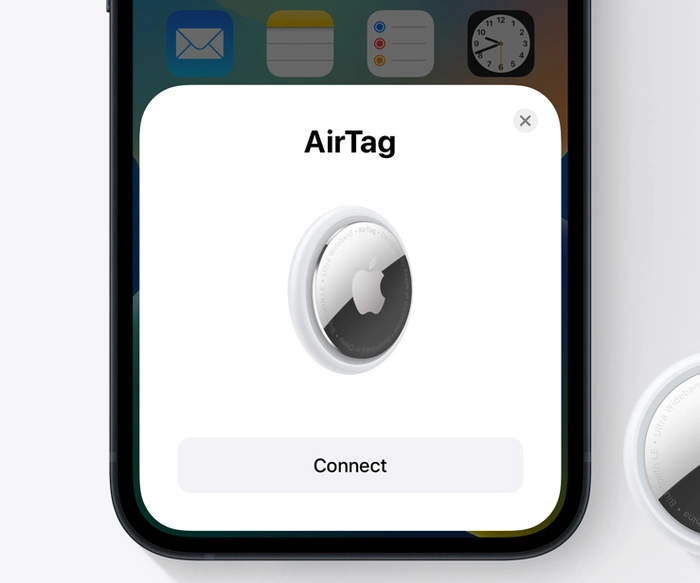 kết nối AirTag với iPhone