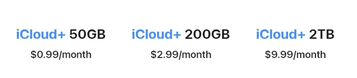 Giá iCloud Plus