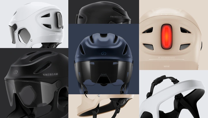 Mũ bảo hiểm xe đạp điện tử VIRGO Kickstarter