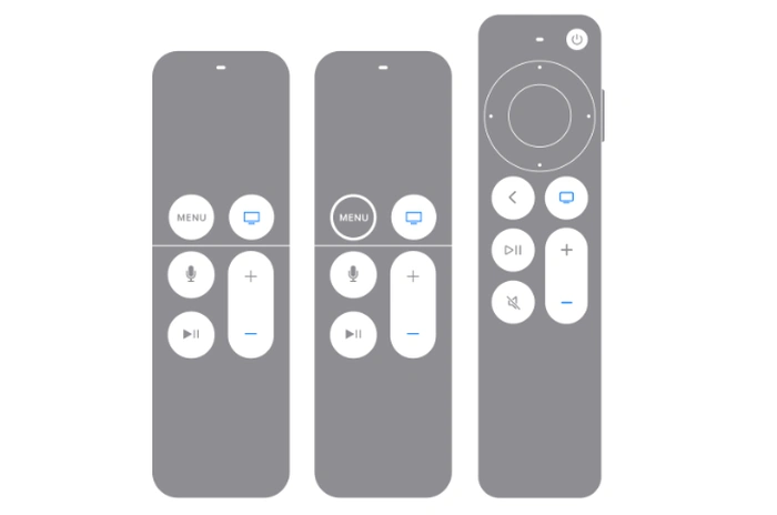 Apple  Các nút TV để khởi động lại điều khiển từ xa của bạn