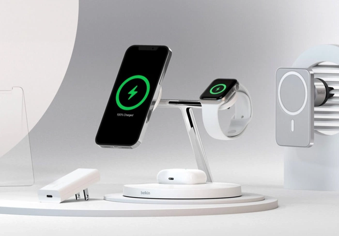 Đế sạc không dây MagSafe cho iPhone, Apple Watch và AirPods