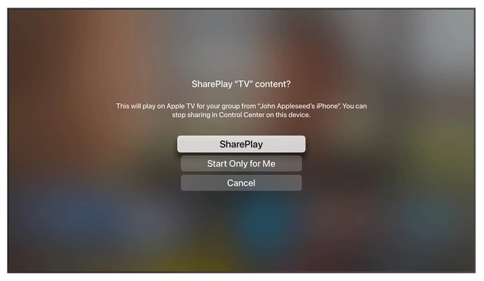 Apple  Chia sẻPlay Apple TV