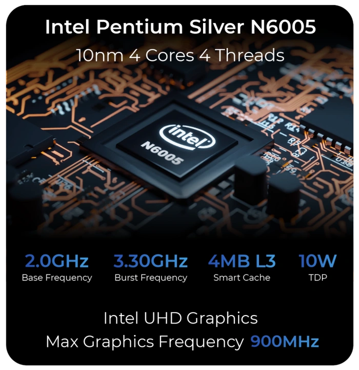 Thông số kỹ thuật của PC mini PIX NII 4K Intel Cube