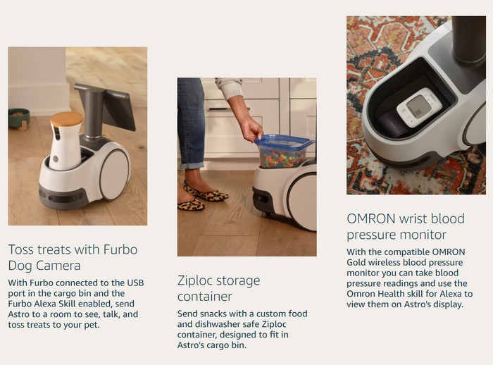 Amazon  Tính năng của robot nhà Astro