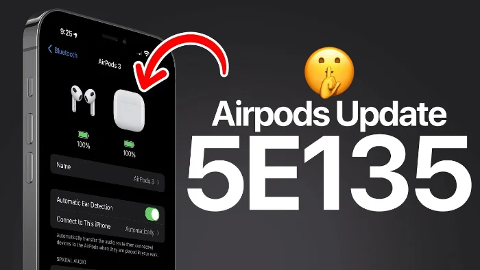 Apple  Phần mềm điều khiển AirPods 5E135