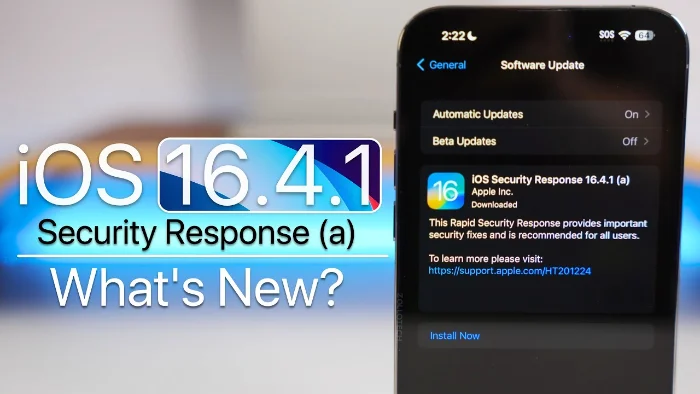 iOS16.4.1 Phản hồi bảo mật