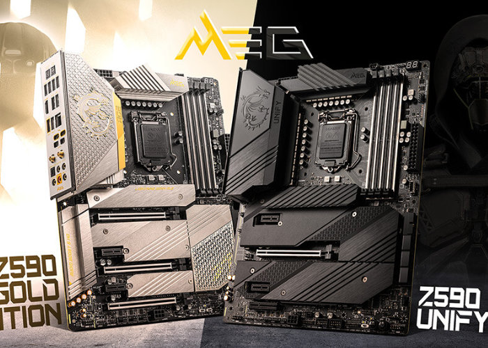 Bo mạch chủ MSI MEG Z590 ACE Gold Edition và Z590 Unify Series