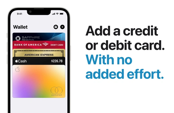 Thêm thẻ ghi nợ vào thẻ của bạn Apple cái ví