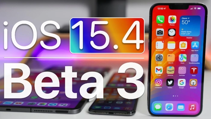 iOS15.4 phiên bản beta 3 
