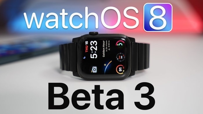 watchOS 8 phiên bản beta 3