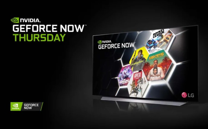 GeForce Now TV LG