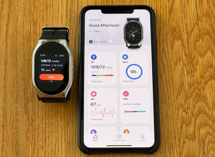 Ứng dụng Smartwatch huyết áp