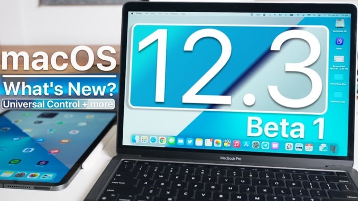 MacOS12.3 bản thử nghiệm 1