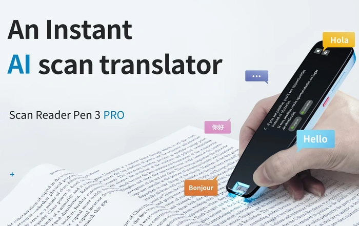 máy quét bút và dịch giả