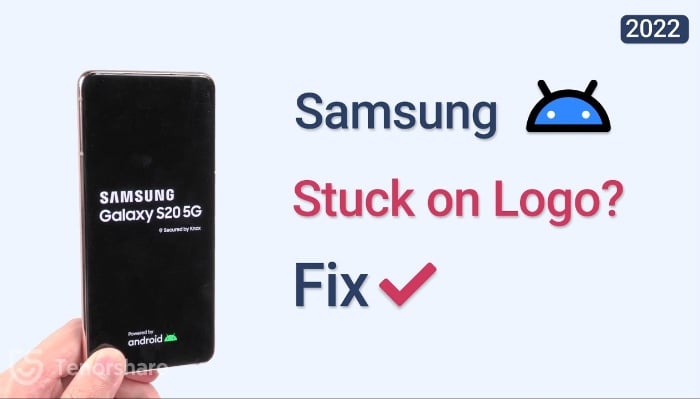 Điện thoại Samsung bị kẹt logo