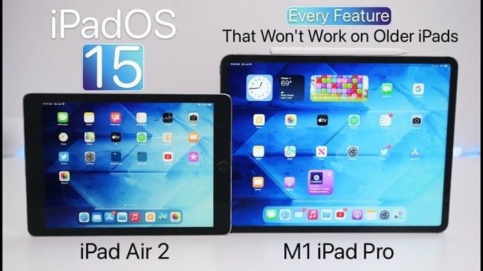 Tính năng của iPadOS 15
