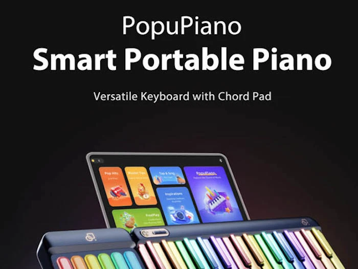 Đàn piano bàn phím di động thông minh PopuPiano có Chord Pad