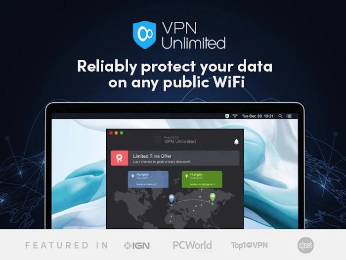 KeepSolid VPN không giới hạn 