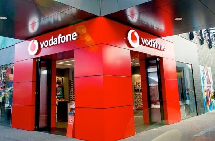 Phí chuyển vùng Vodafone EU