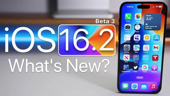 iOS16.2 phiên bản beta 3