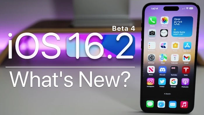 iOS16.2 phiên bản beta 4