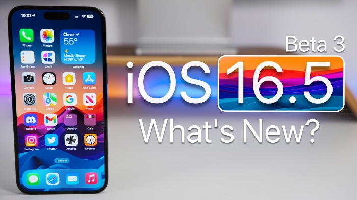  iOS16.5 phiên bản beta 3 
