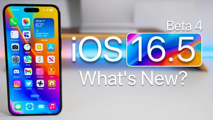 iOS16.5 phiên bản beta 4 