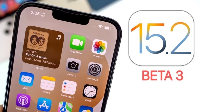 iOS15.2 bản thử nghiệm 3