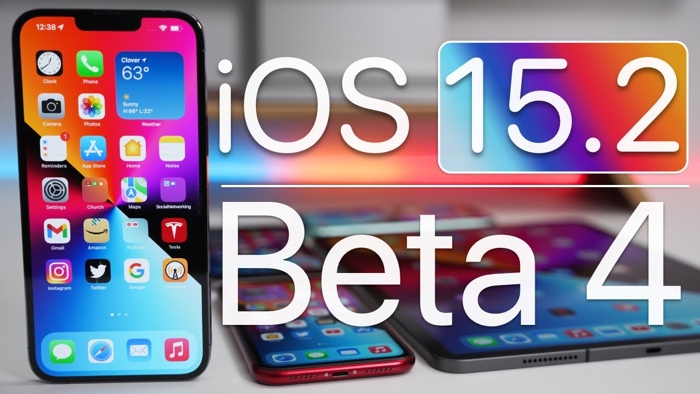 iOS15.2 phiên bản beta 4
