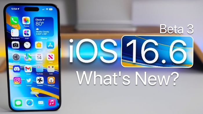 iOS16.6 phiên bản beta 3